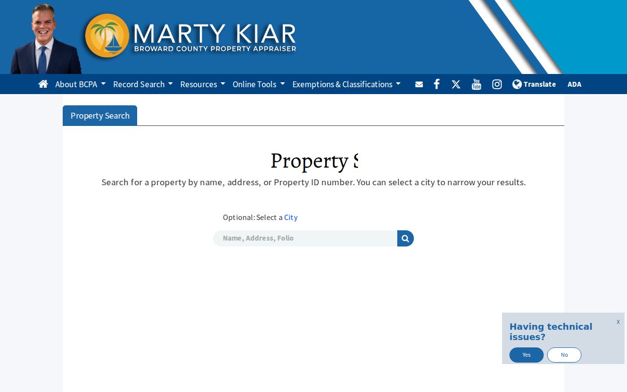 Cooper City residents directory Broward property search