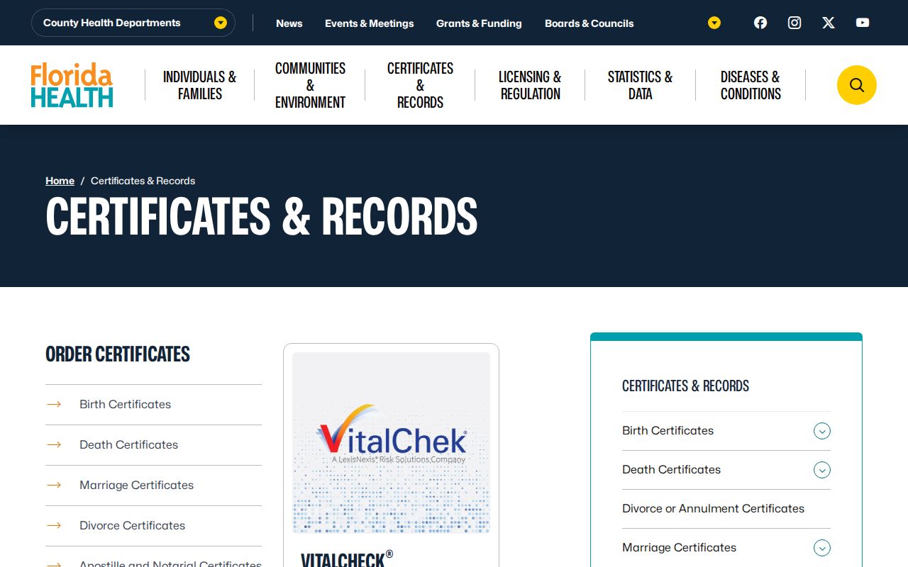 Cooper City residents directory Florida vital records